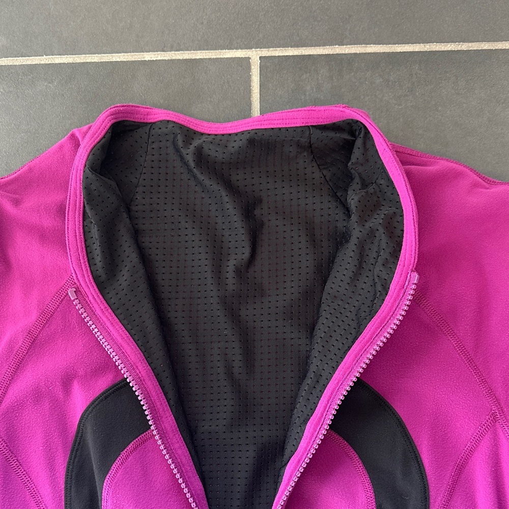 Lululemon Athletica Pink and Black Utility Jacket - Picture 2 of 4